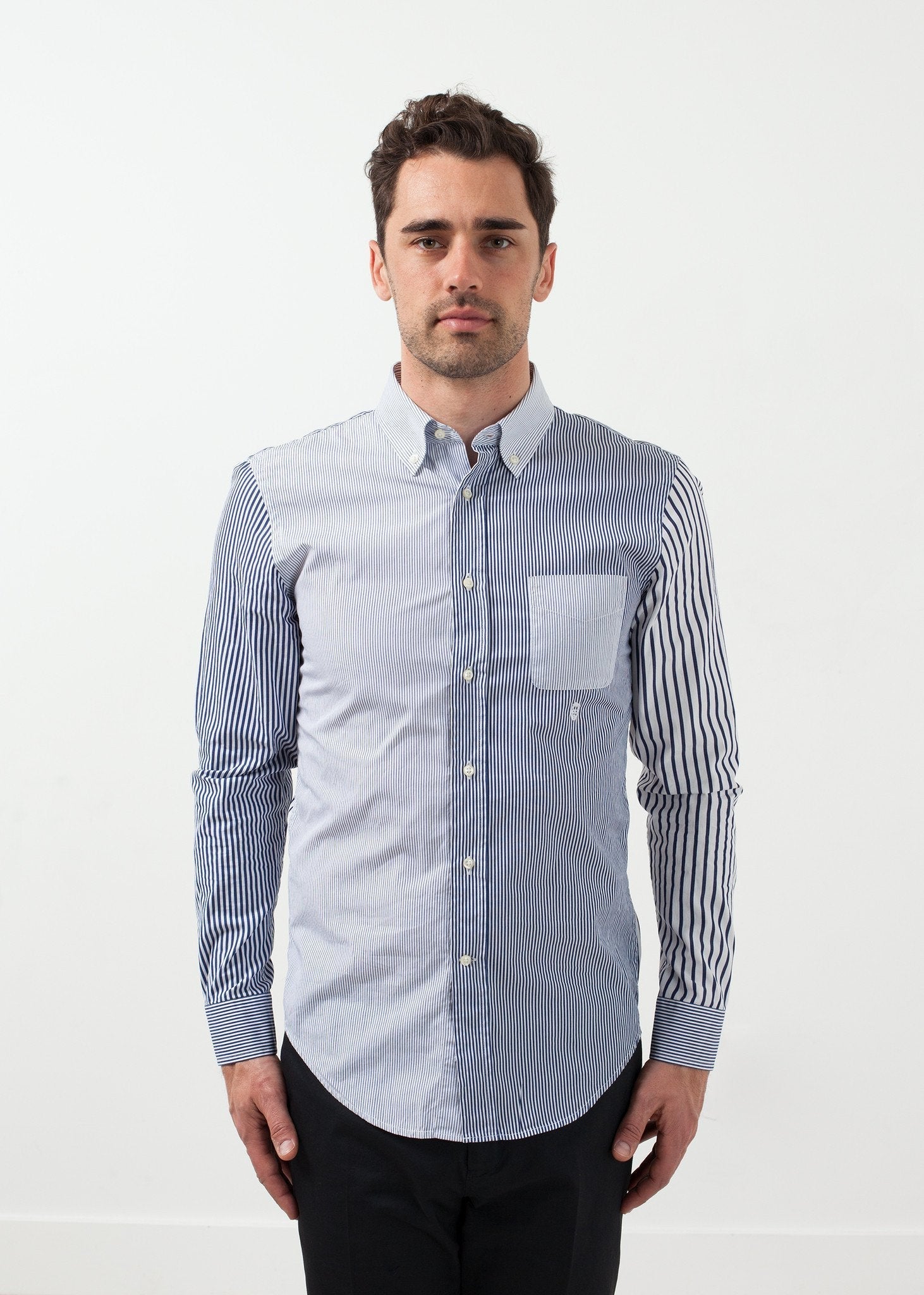 Striped Button Up - formtest11