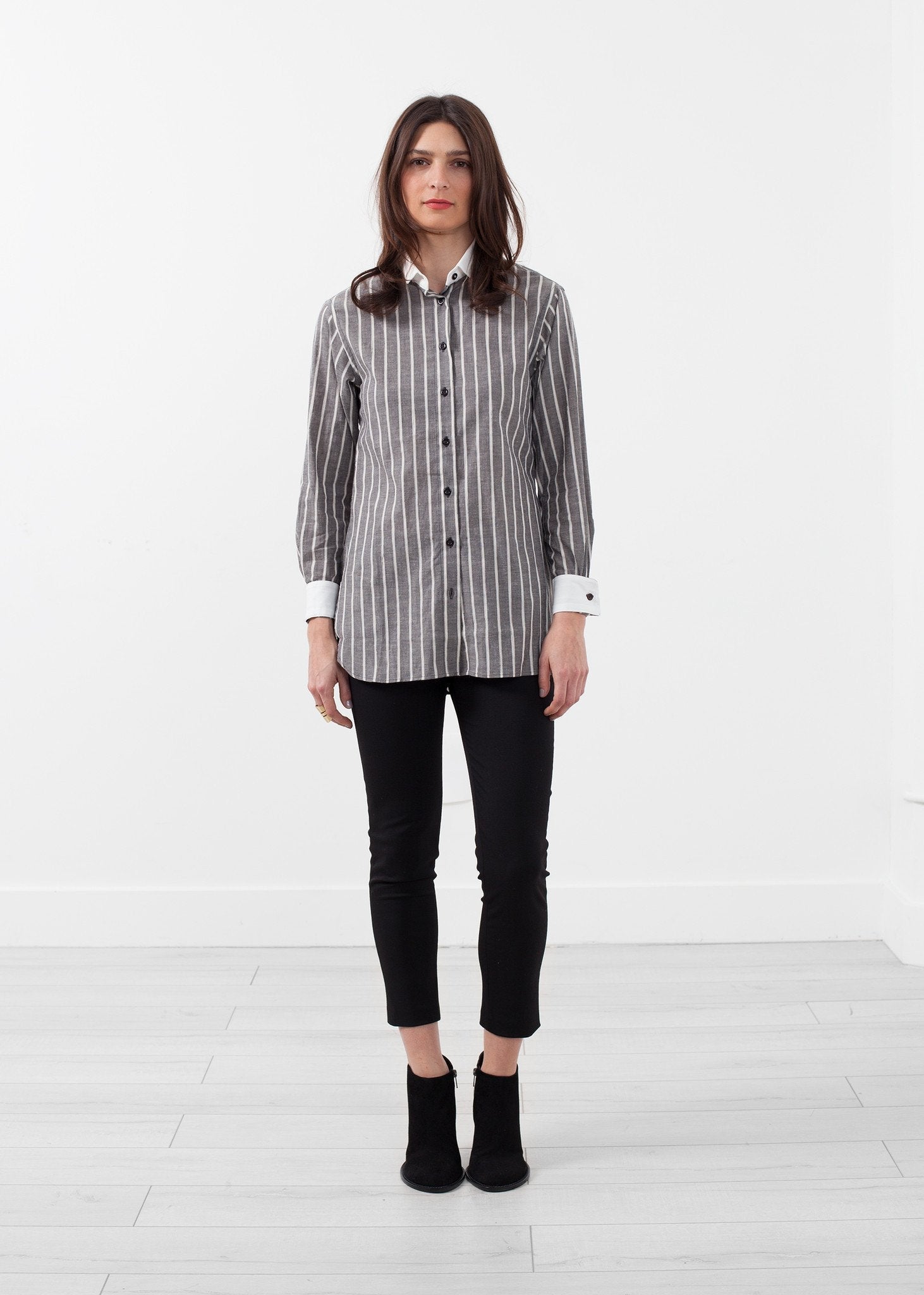 Striped Tuxedo Shirt - formtest11