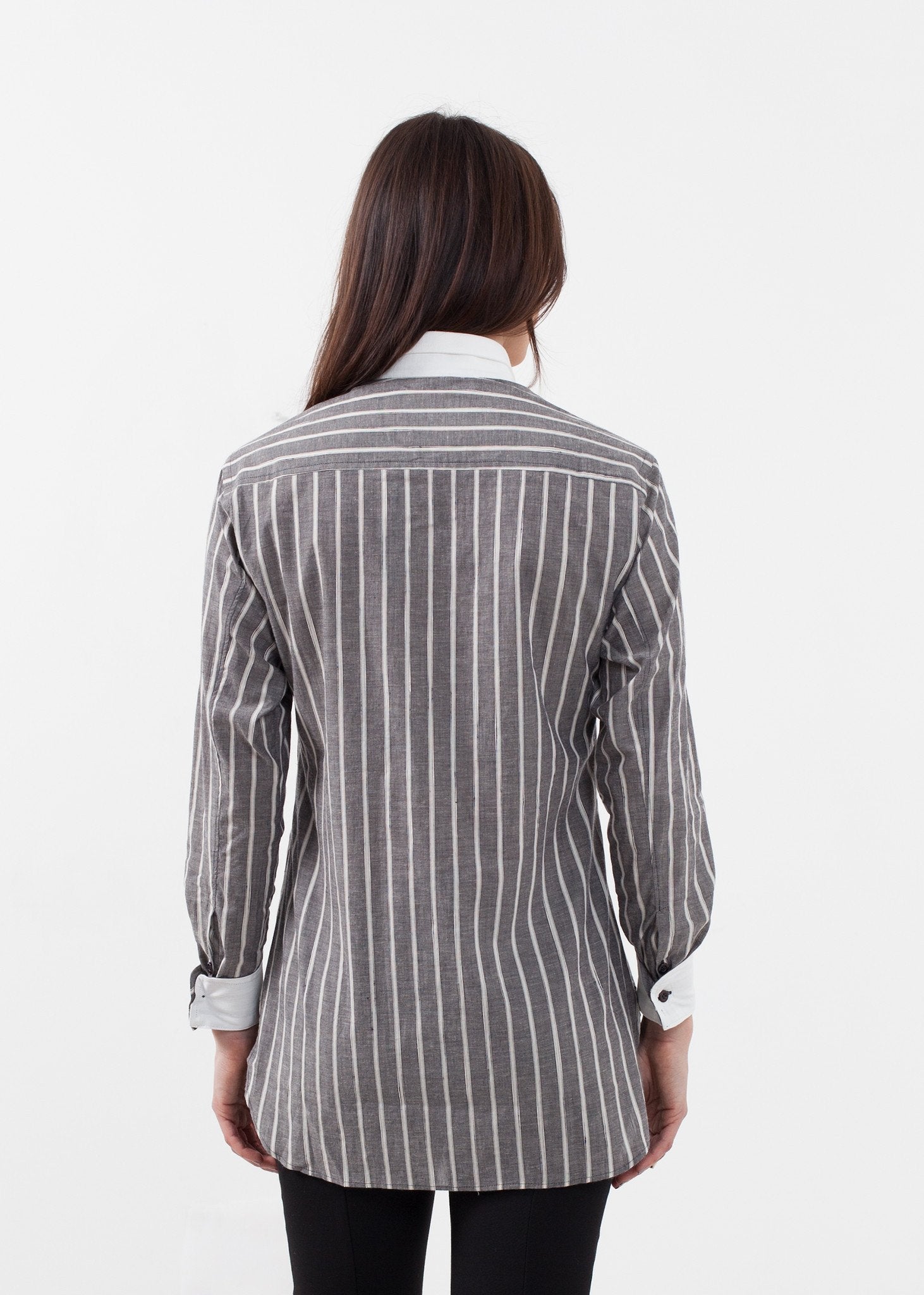 Striped Tuxedo Shirt - formtest11