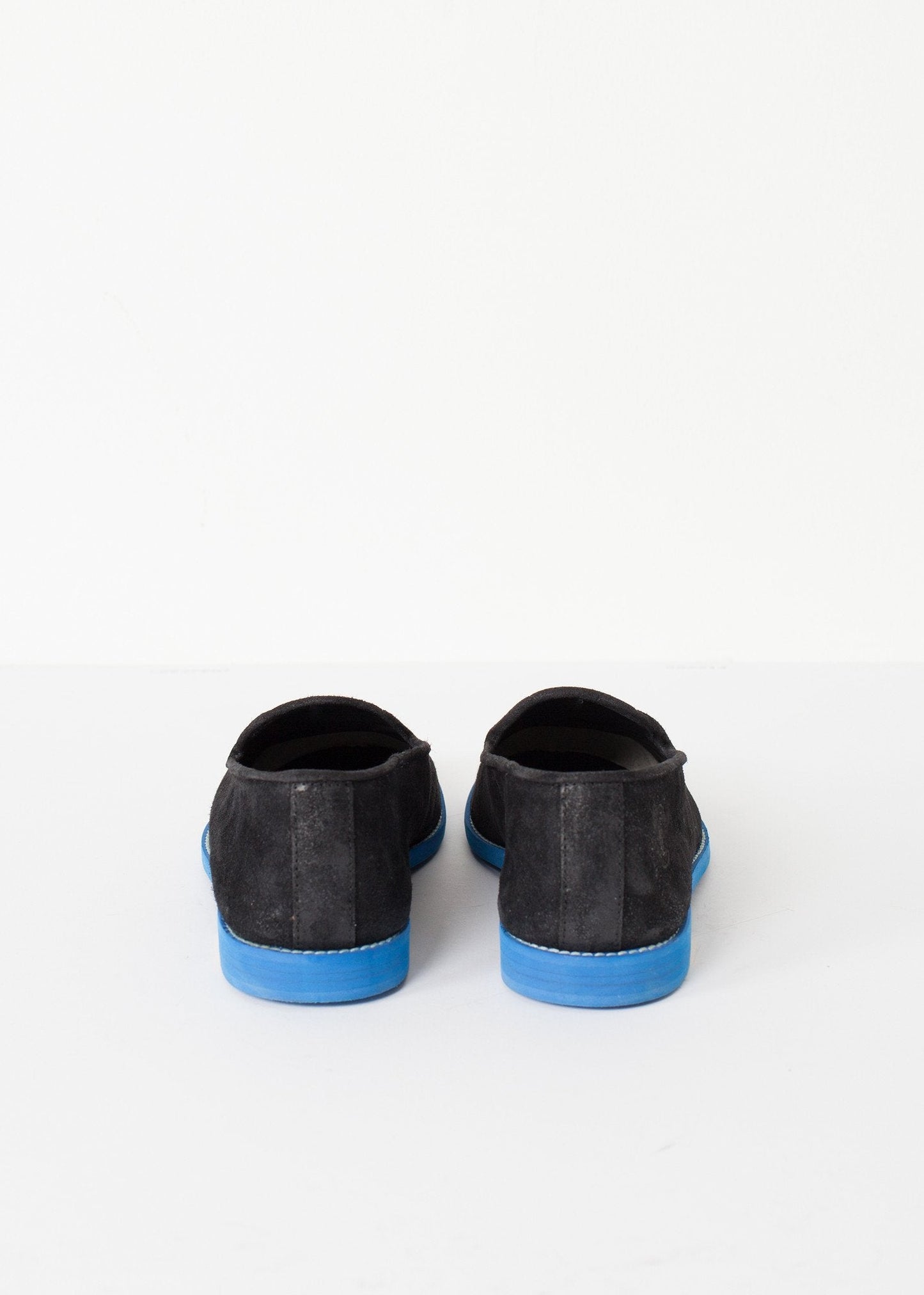 Suede Loafers - Black/Blue - formtest11