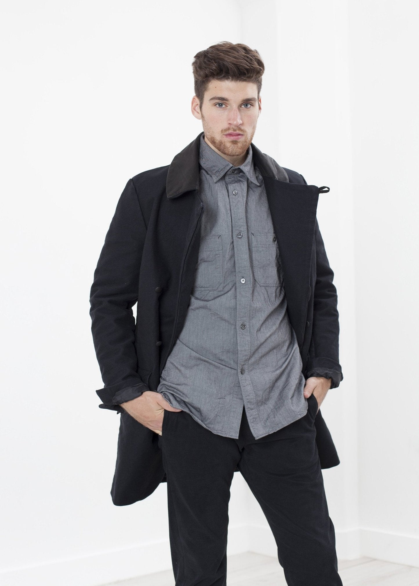 Taban Coat in Black - formtest11