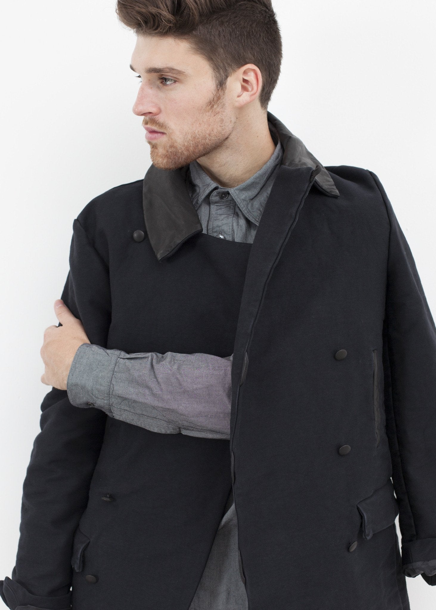 Taban Coat in Black - formtest11