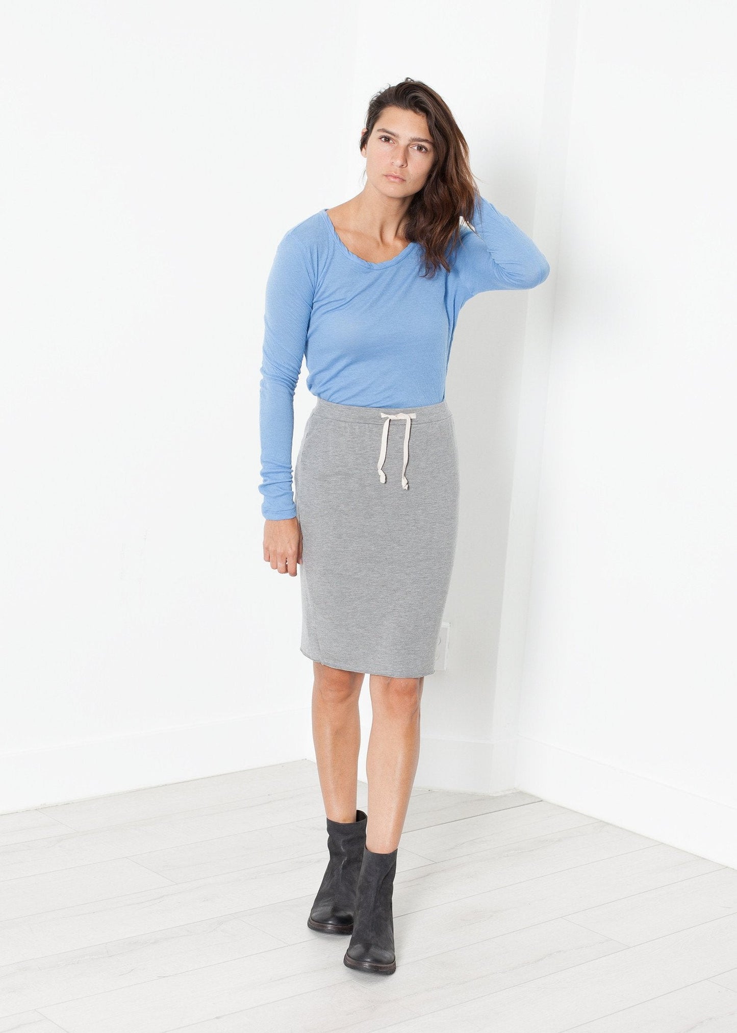 Tencel Jersey Mini in Heather Grey - formtest11