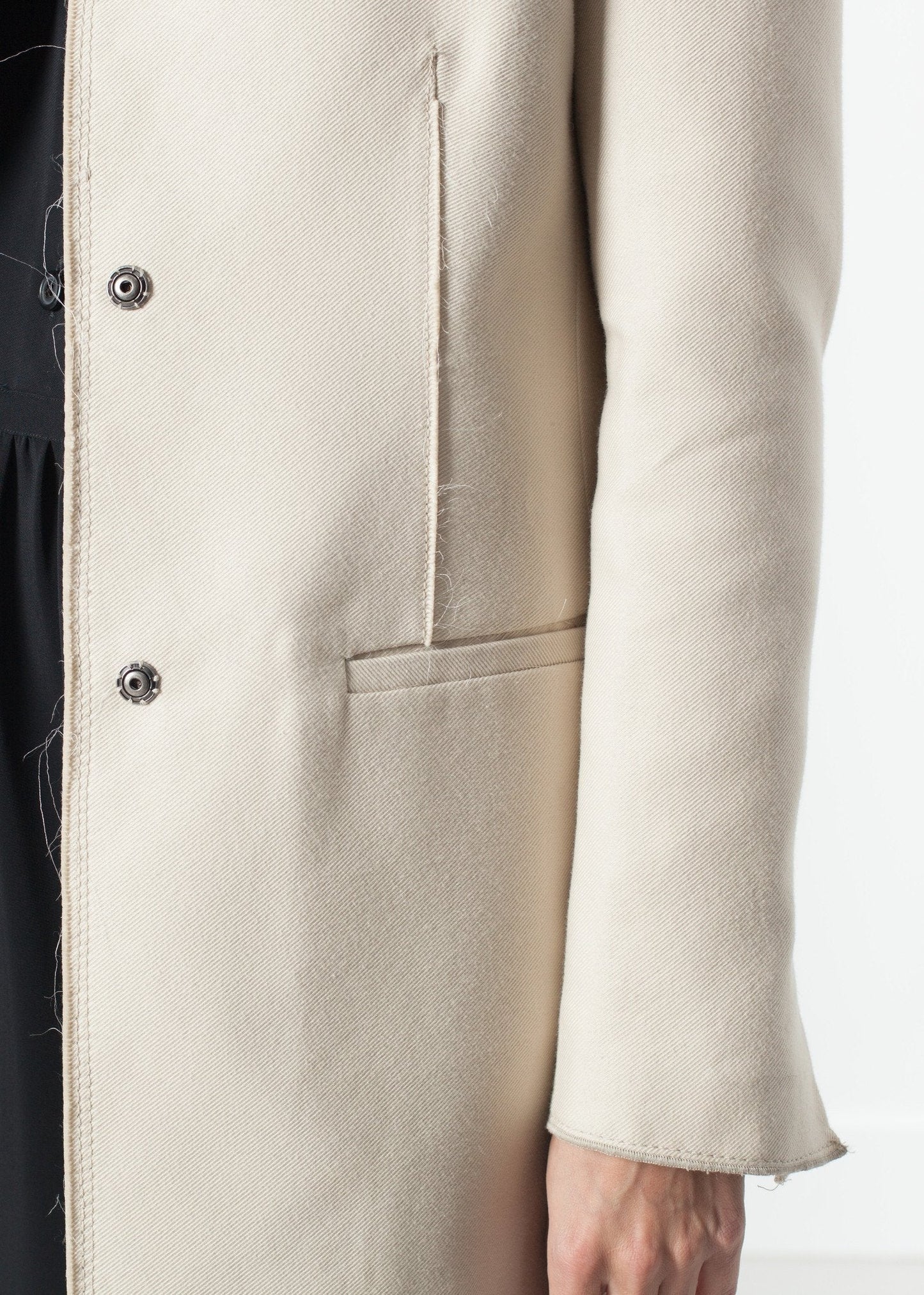 Tessuto Jacket in Cream - formtest11