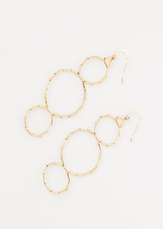 Triple Hoop Earring - formtest11