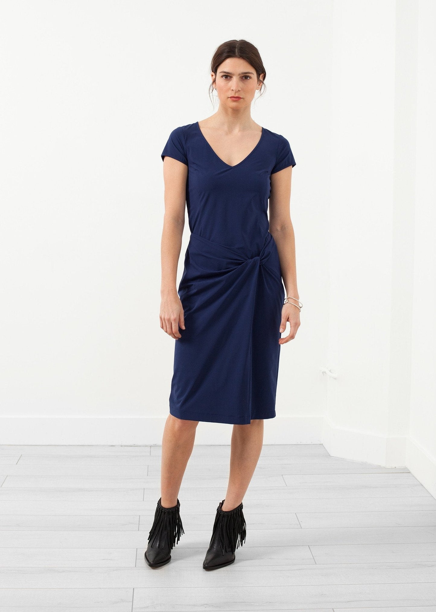 V-Neck Twist Dress - formtest11