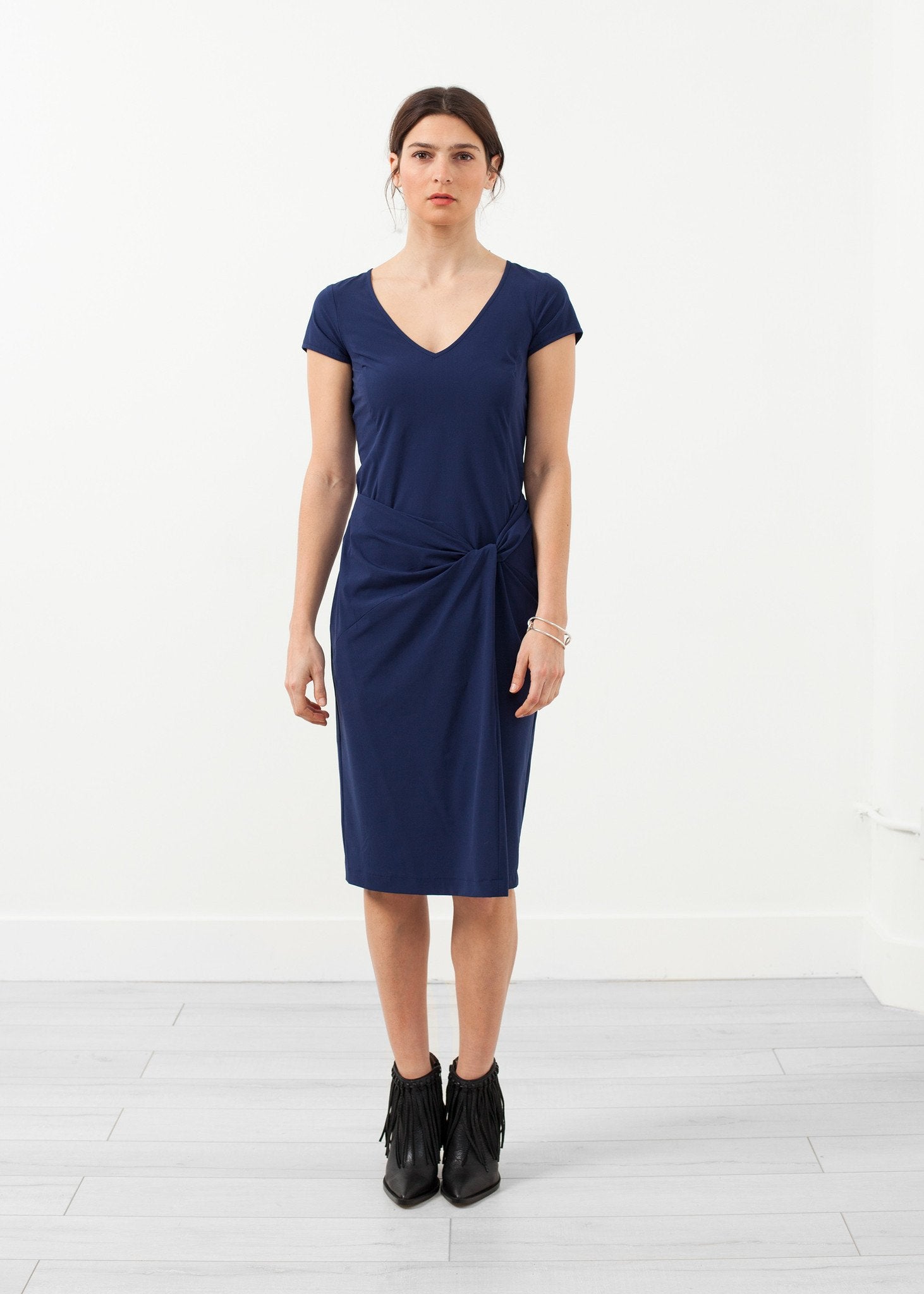 V-Neck Twist Dress - formtest11