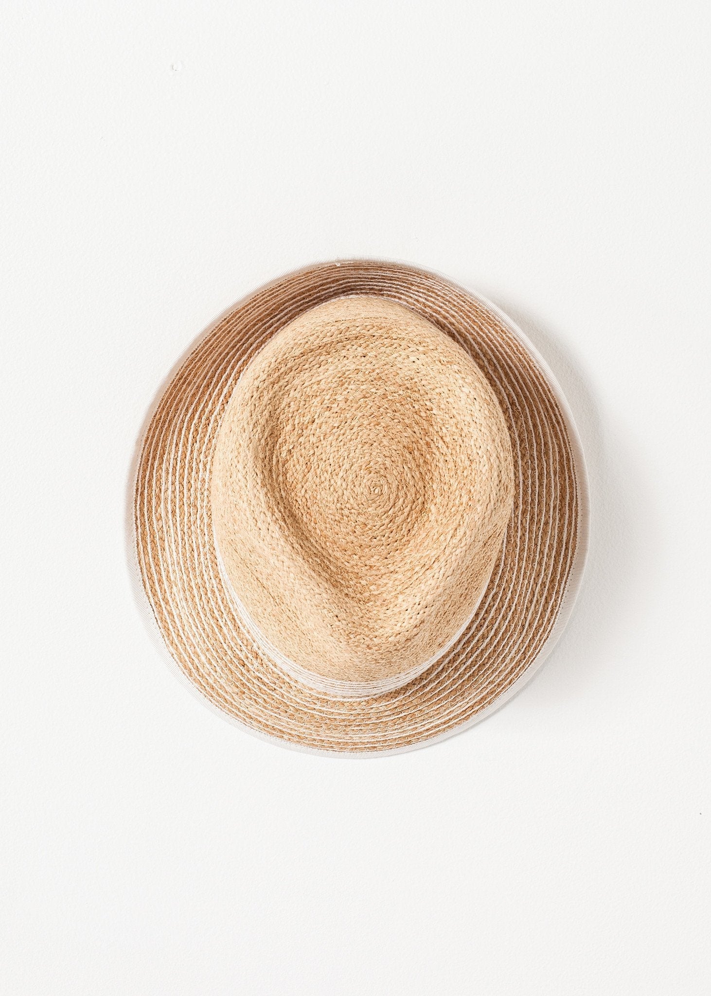 Washboard Hat in Straw/White - formtest11