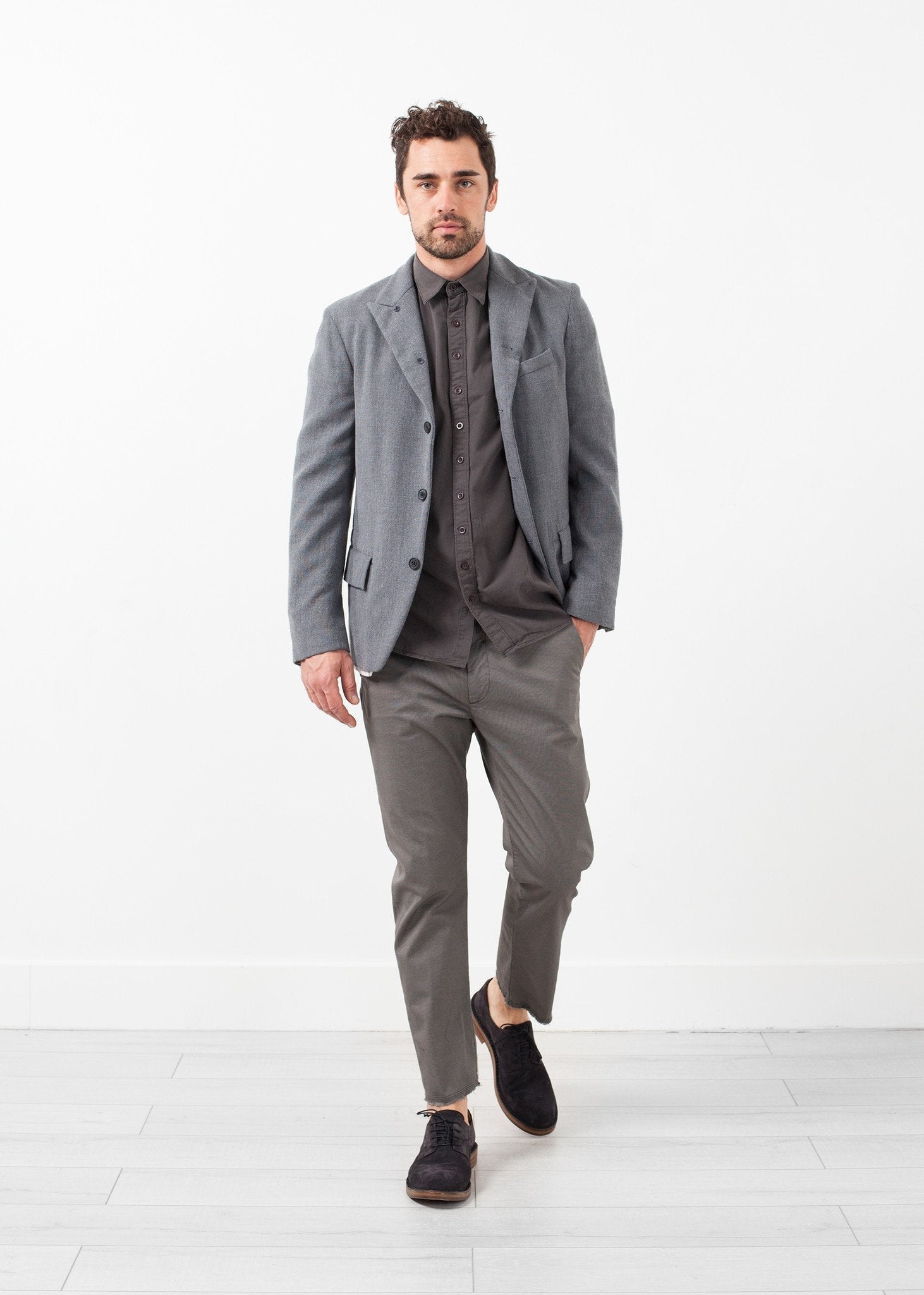 Washed Wool Blazer - formtest11