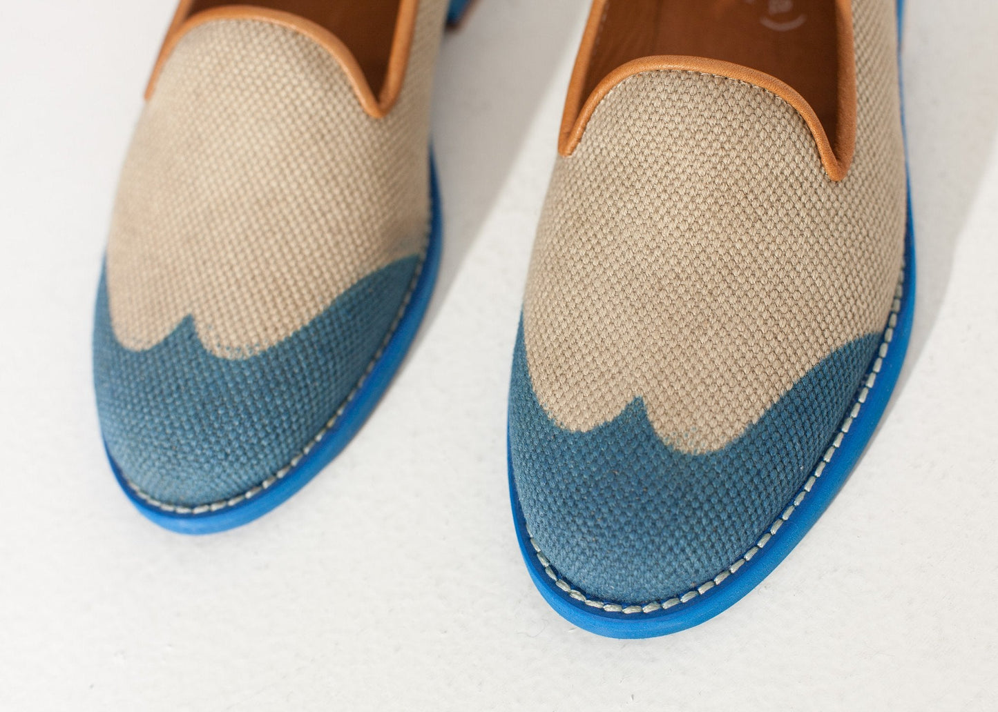 Wingtip Loafer in Blue - formtest11