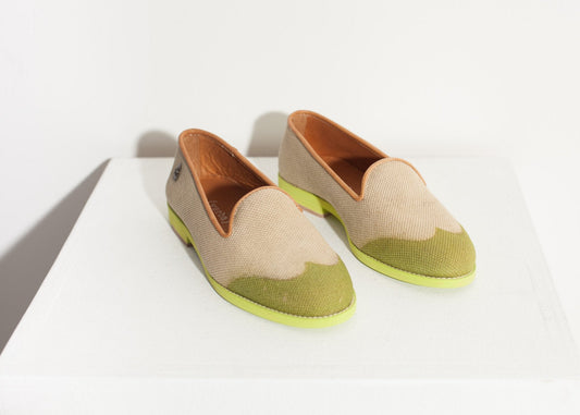 Wingtip Loafer in Lime - formtest11