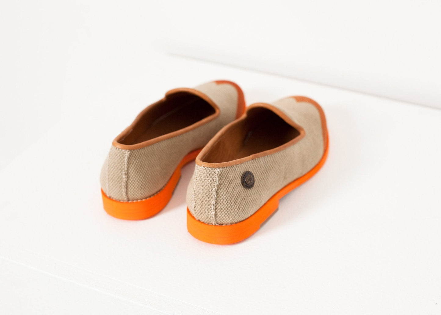 Wingtip Loafer in Orange - formtest11