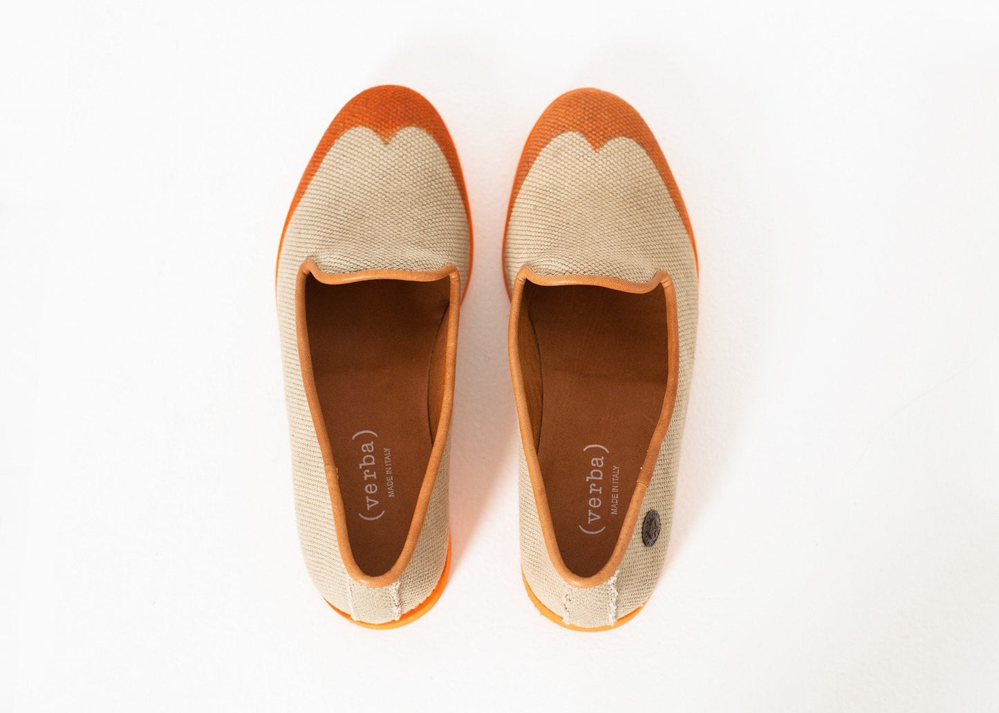 Wingtip Loafer in Orange - formtest11